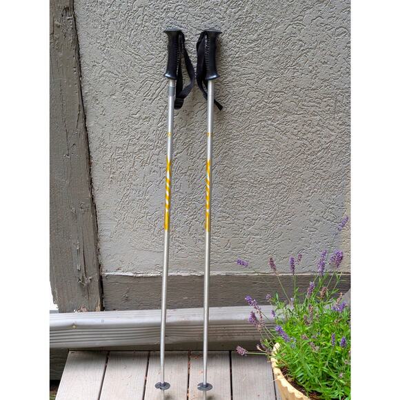 Swix All-Mountain Ski Poles | 115cm (46") | Silver & Yellow - Picture 4 of 6